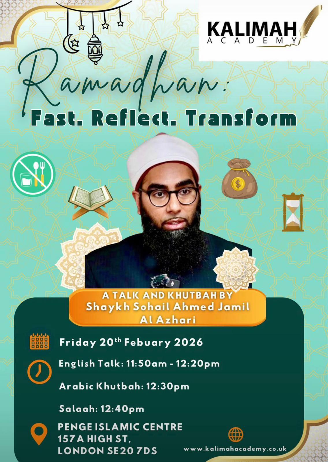 Speaker announcement for 16 January 2027